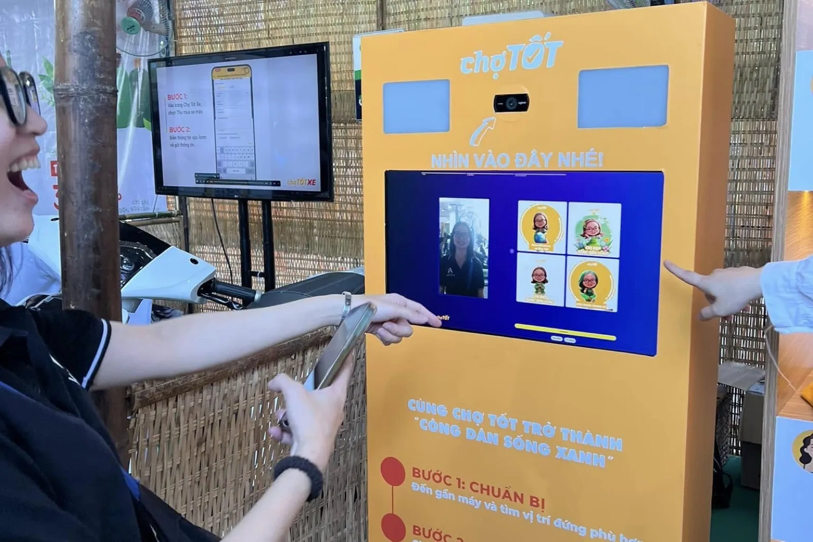 Cho Tot Brought AI Image Generation to CSE Job Fair 2025 with Pixel ML